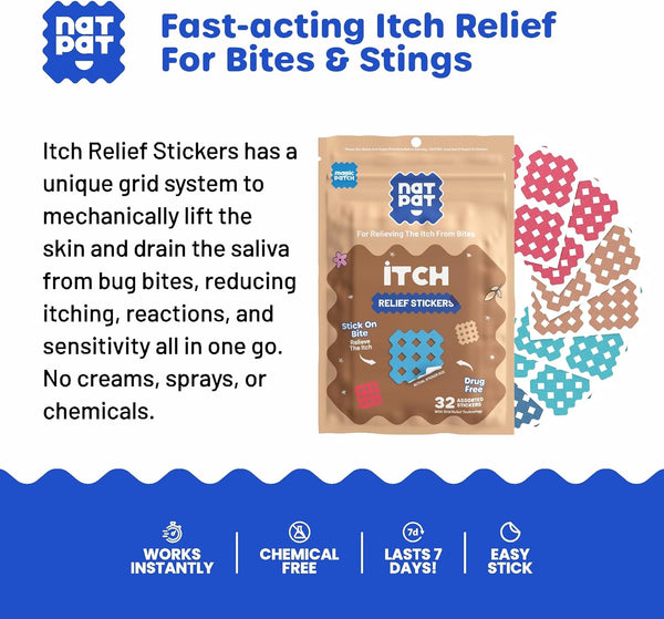 NatPat: Magic Patch Itch Relief Stickers - Ages 0+