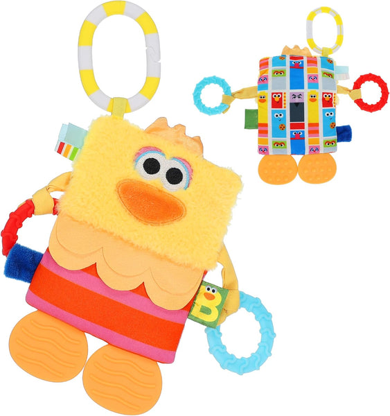 Sesame Street's Big Bird Tug & Tag Plush Sensory Toy