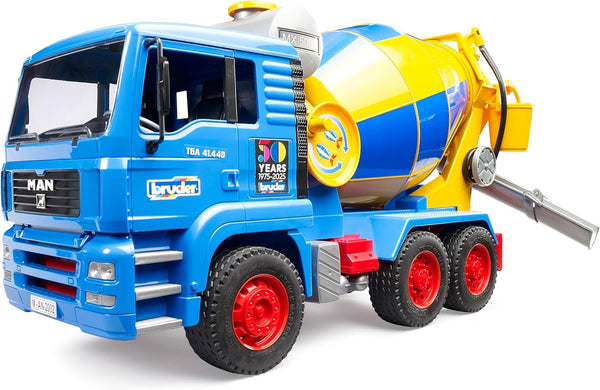 Bruder: MAN TGA Cement Mixer Truck 50th Anniversary - Ages 3+