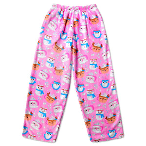 IS: Plush Pants: Merry Mugs - Multiple Sizes Available