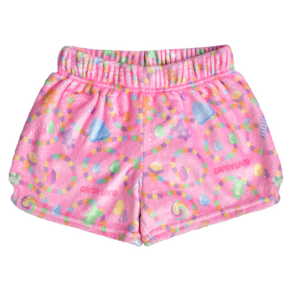 Candy Land Sugar Trail Plush Pajama Shorts - Multiple Sizes