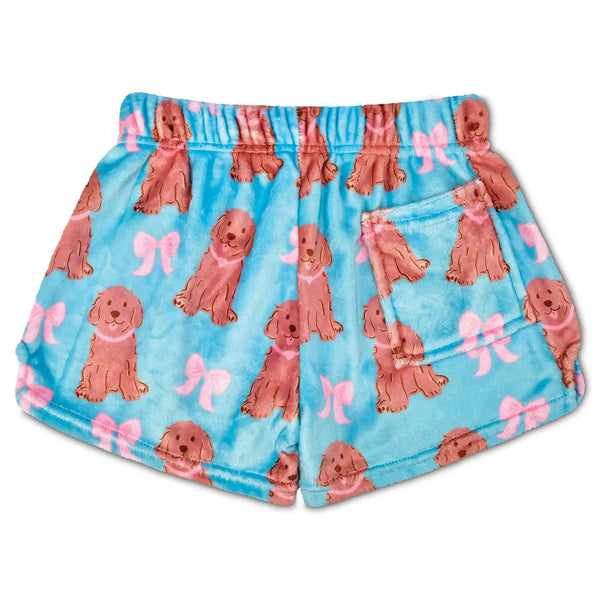 IS: Pretty Pups Plush Shorts - Multiple Sizes Available