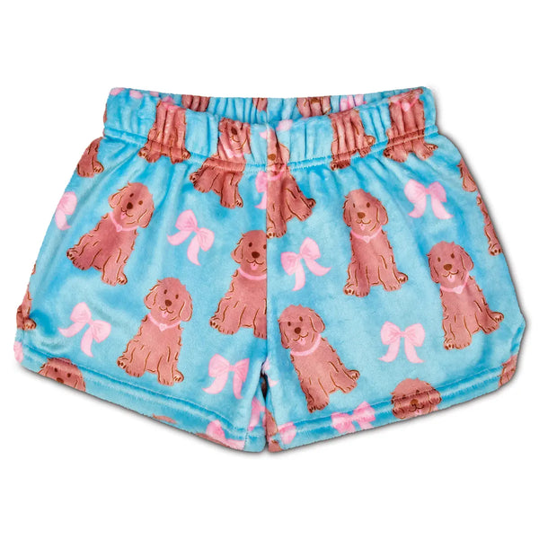 IS: Pretty Pups Plush Shorts - Multiple Sizes Available