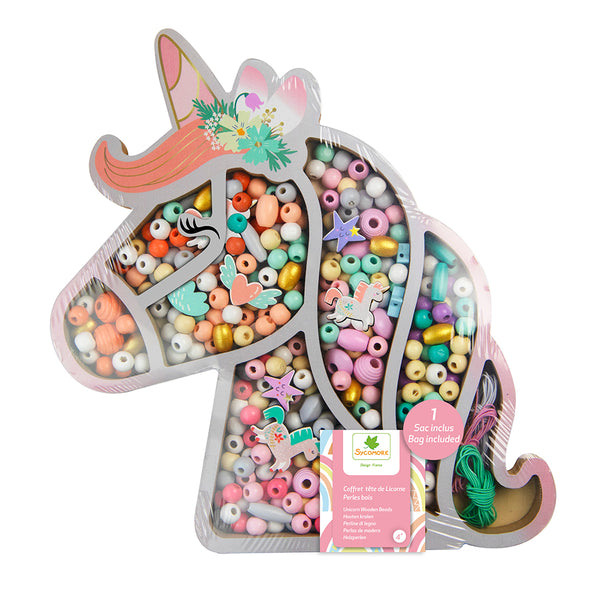 Unicorn Wooden Bead Set