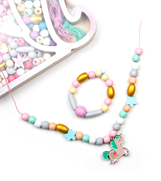 Unicorn Wooden Bead Set