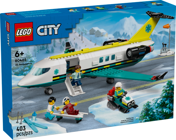 Lego: City Emergency Air Ambulance -  Ages 6+