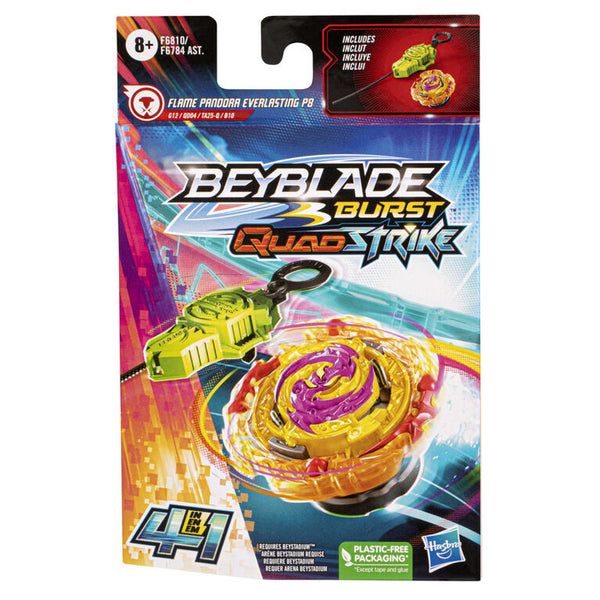 Beyblade Burst QuadStrike Starter Pack: Multiple Styles Available - Ages 8+