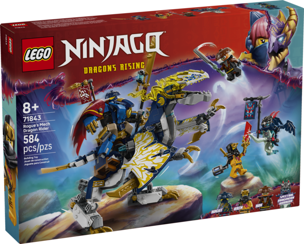 Lego: Ninjago - Rogue's Mech Dragon Rider- Ages 8+
