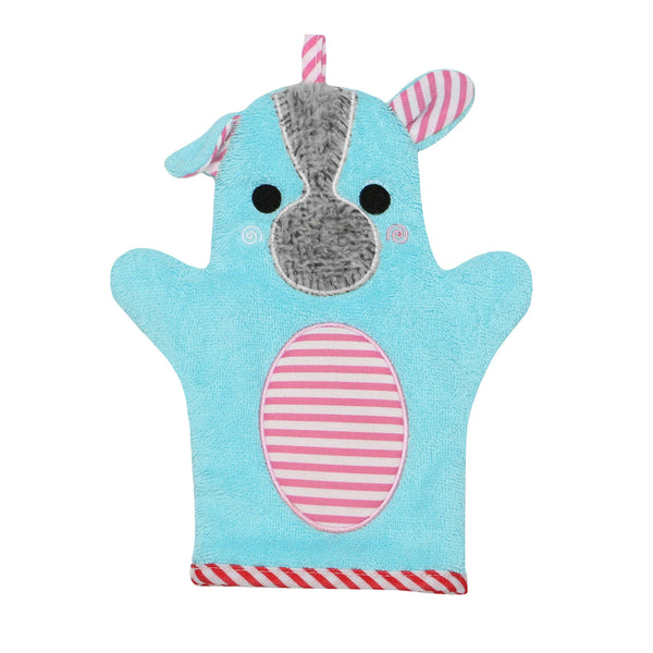 Baby Snow Terry Bath Mitt - Yoko Yorkie