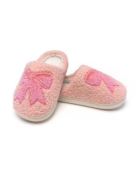 Slippers - Kids - Pretty Bows - Pink