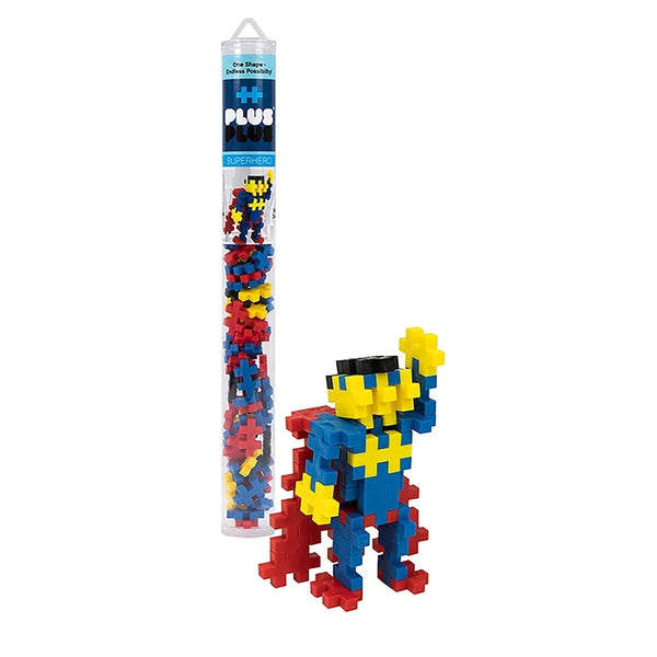 Plus-Plus Tube -  Superhero 70 pcs