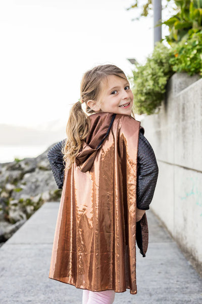 GP: Brillant Copper Knight Tunic with Cape - Children's Size 5/6