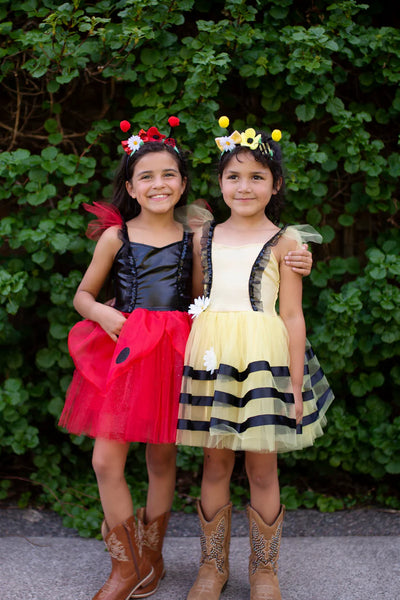 GP: Ladybug Dress and Headband Set - Available in Multiple Sizes