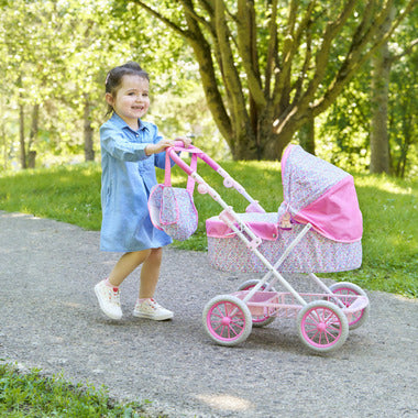 Corolle: Flowered Carriage for 14-20" Dolls - Ages 3+