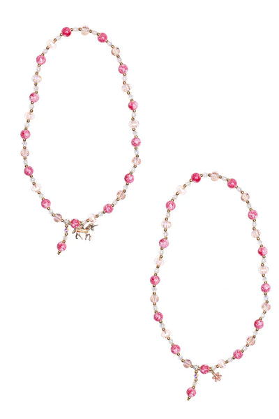 GP: Boutique Pink Crystal Necklace - Ages 3+