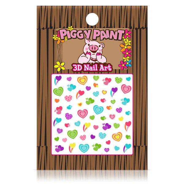 Piggy Paint: 3D Heart Nail Art - Ages 3+