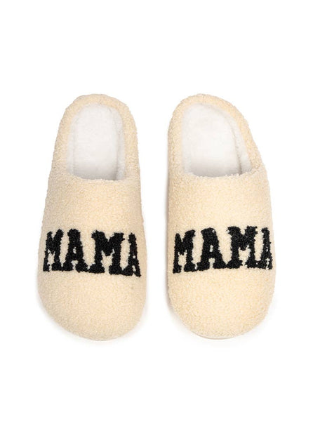 Slippers - "Mama" - Cream