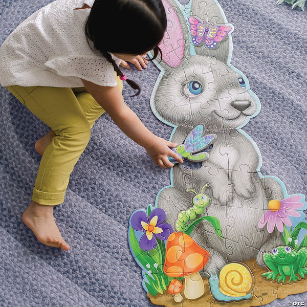 Floor Puzzle 41 Pieces: Shimmery Bunny - Ages 3+