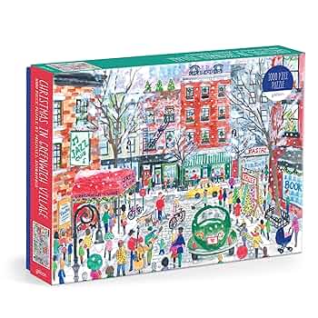 1000 Piece Puzzle: Christmas in Greenwich Village - Ages 12+