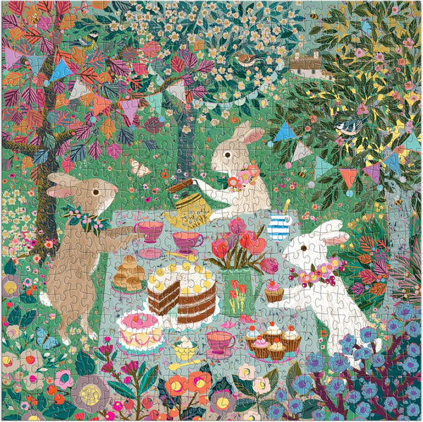 500 Piece Puzzle: Spring Tea Party - Ages 8+