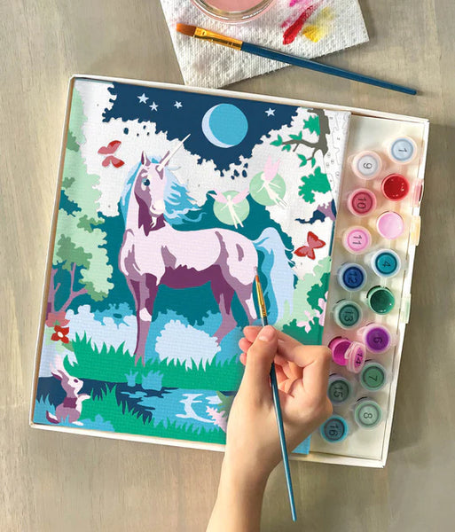 iHeartArt: Paint by Numbers Moonlit Unicorn - Ages 8+