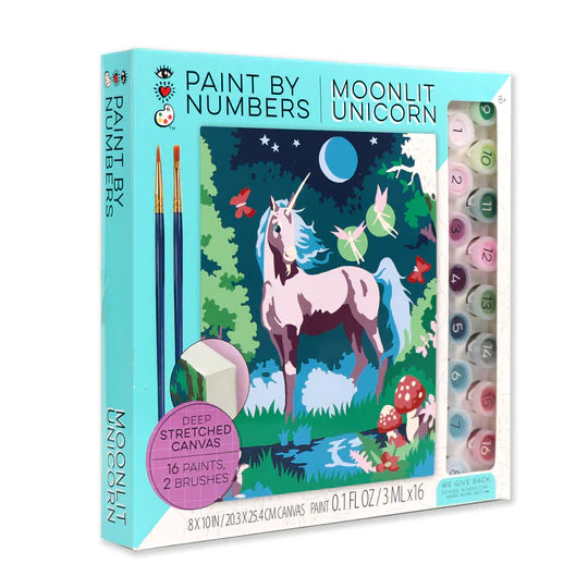 iHeartArt: Paint by Numbers Moonlit Unicorn - Ages 8+