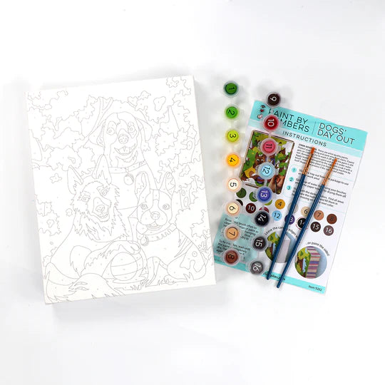 iHeartArt: Paint by Numbers Dogs' Day Out - Ages 8+