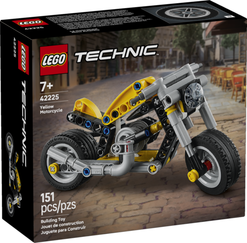 Lego: Yellow Motorcycle - Ages 7+