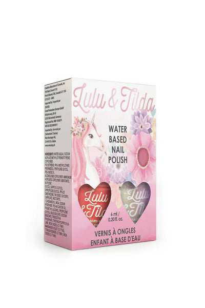 GP: Lulu & Tilda Washable Nail Polish - Somewhere Over the Unicorn 2pc Set - Ages 3+
