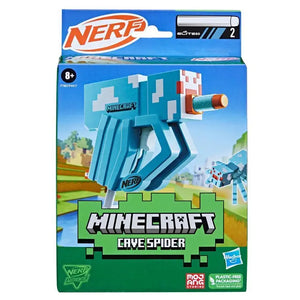 Nerf: MicroShots Minecraft Cave Spider Blaster - Ages 8+