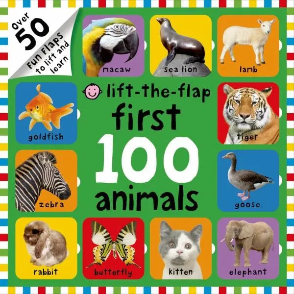 BB: First 100 Animals Lift-the-Flap - Ages 0+