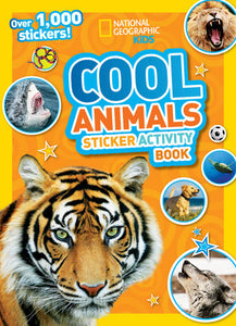 AB: National Geographic Kids Cool Animals Sticker Activity Book - Ages 3+