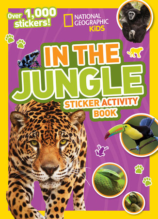 AB: National Geographic Kids in the Jungle Sticker Activity Book - Ages 3+
