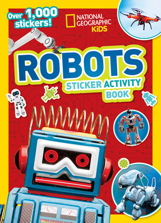 AB: National Geographic Kids Robots Sticker Activity Book - Ages 3+