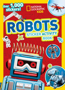 AB: National Geographic Kids Robots Sticker Activity Book - Ages 3+