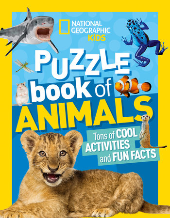 AB: National Geographic Kids Puzzle Book of Animals - Ages 8+