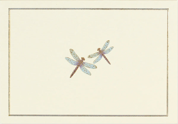 Boxed Cards: Blue Dragonflies