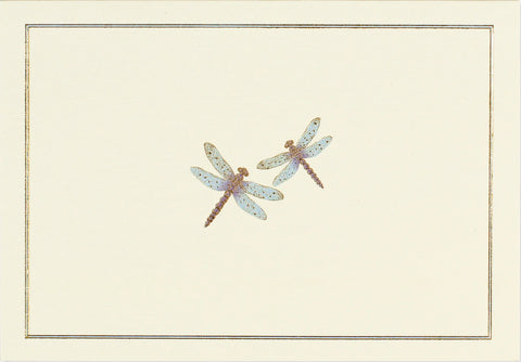 Boxed Cards: Blue Dragonflies