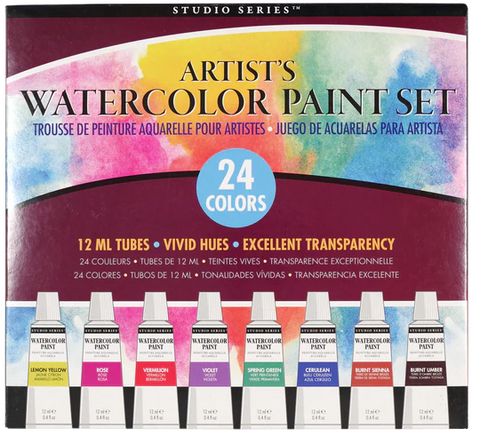 Studio Series: Artist's Watercolour Paint Set - Ages 8+