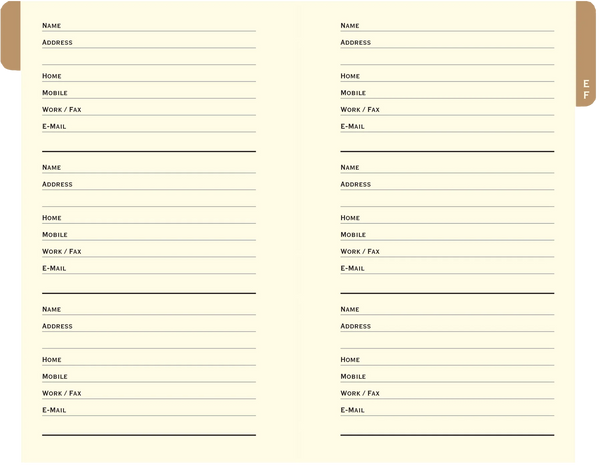 Celestial Address Book