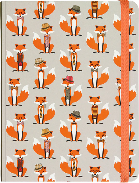 Mid-Sized Journal: Dapper Foxes - Ages 6+