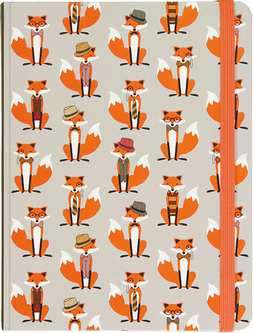 Mid-Sized Journal: Dapper Foxes - Ages 6+