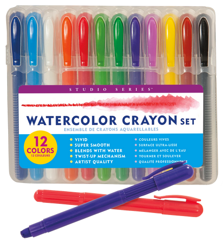 Studio Series: Watercolour Crayon Set - Ages 8+