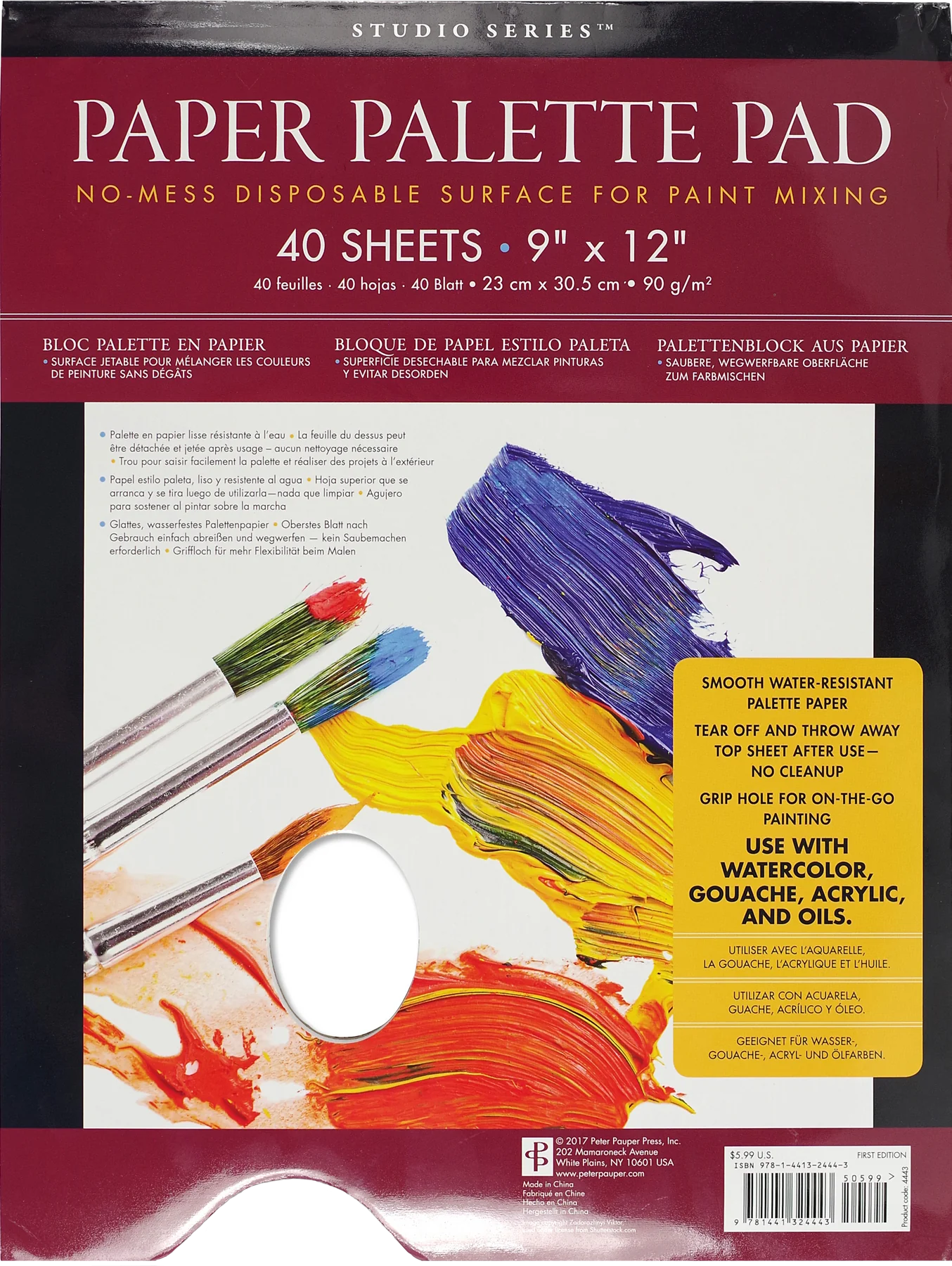 Studio Series Paper Palette Pad
