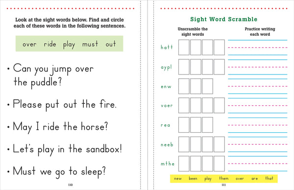 AB: Trace And Learn Sight Words!