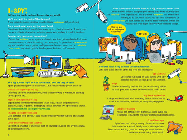 ECB: 100 Questions About Spies - Ages 7+