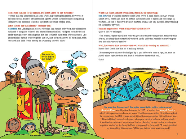 ECB: 100 Questions About Spies - Ages 7+