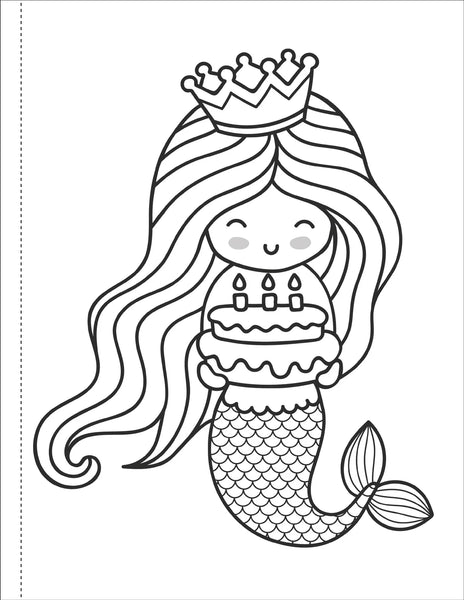 AB: Mermaids Colouring Book - Ages 3+