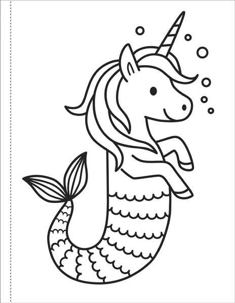 AB: Mermaids Colouring Book - Ages 3+