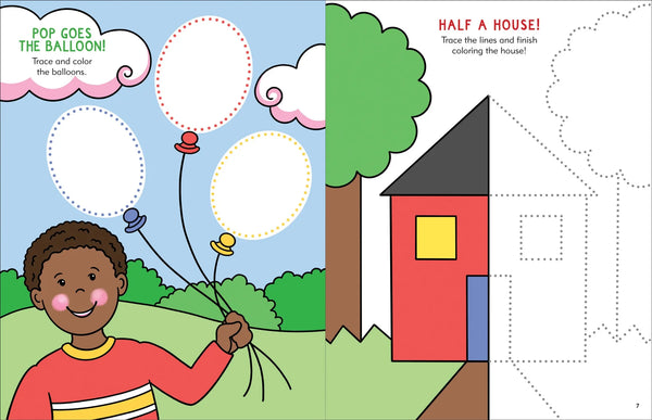 AB: ABC 123 Preschool Activity Book - Ages 3+